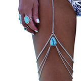 Boho Waist Belly Chain Leg