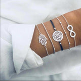 Bohemian Bracelets & Bangles Set Vintage Bead Boho Charm Bracelet