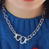 Metal Dinosaur Shape Pendant Chain Choker