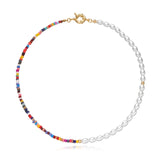 Pearl Seed Beads Strand Necklace