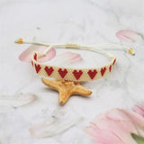 Miyuki Bracelet Weaving Heart