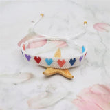 Miyuki Bracelet Weaving Heart