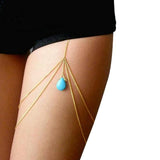 Boho Waist Belly Chain Leg