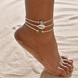 Shell Rope Anklets