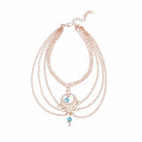 Blue Stone Beads Bohemian Ankle Anklets