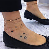 Fashion Bohemian Heart Leg Chain