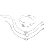 Crystal Stars Knotted Geometric Chain