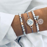 Grey Rope Chain Bracelets