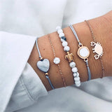 Grey Rope Chain Bracelets