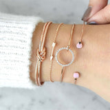 Grey Rope Chain Bracelets