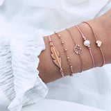 Grey Rope Chain Bracelets