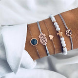 Grey Rope Chain Bracelets