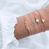 Grey Rope Chain Bracelets