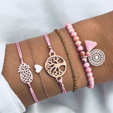 Grey Rope Chain Bracelets