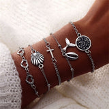 Grey Rope Chain Bracelets