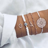 Grey Rope Chain Bracelets