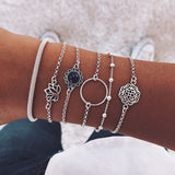 Grey Rope Chain Bracelets
