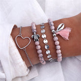 Grey Rope Chain Bracelets