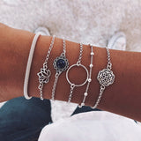 Bohemia Moon Charm Chain Bracelets