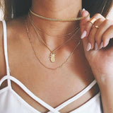 Rhinestone Choker Necklace