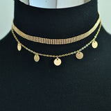 Rhinestone Choker Necklace