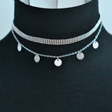 Rhinestone Choker Necklace