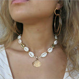 Sea Shell Choker Necklace