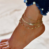 Fashion Bohemian Heart Leg Chain