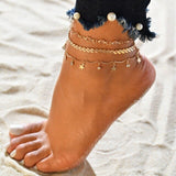 Fashion Bohemian Heart Leg Chain