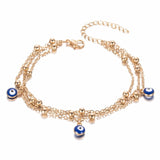 Bohemian Multi Layered Beads Ankle Bracelet